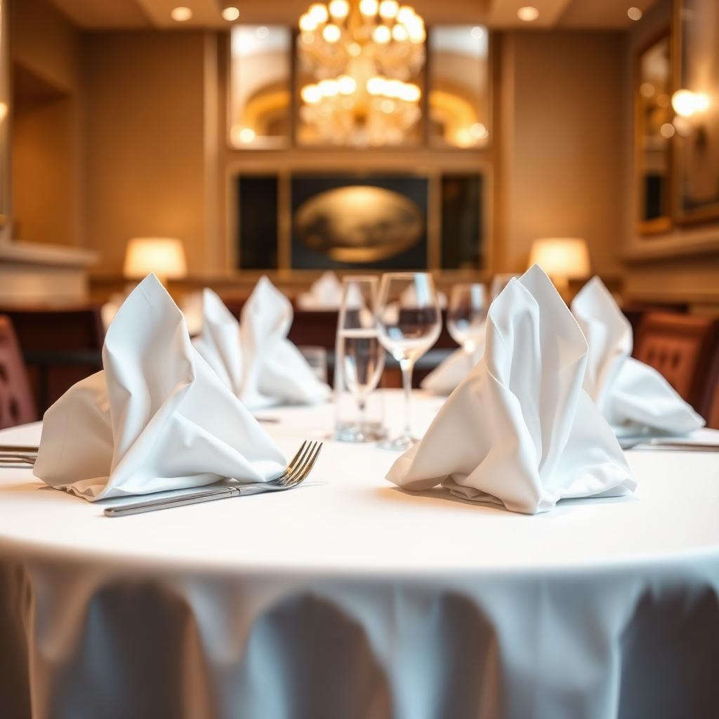 Mantelería de restaurante